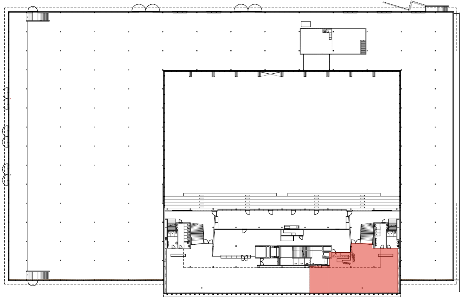 Plan salle de réception Espace Gruyère Bulle