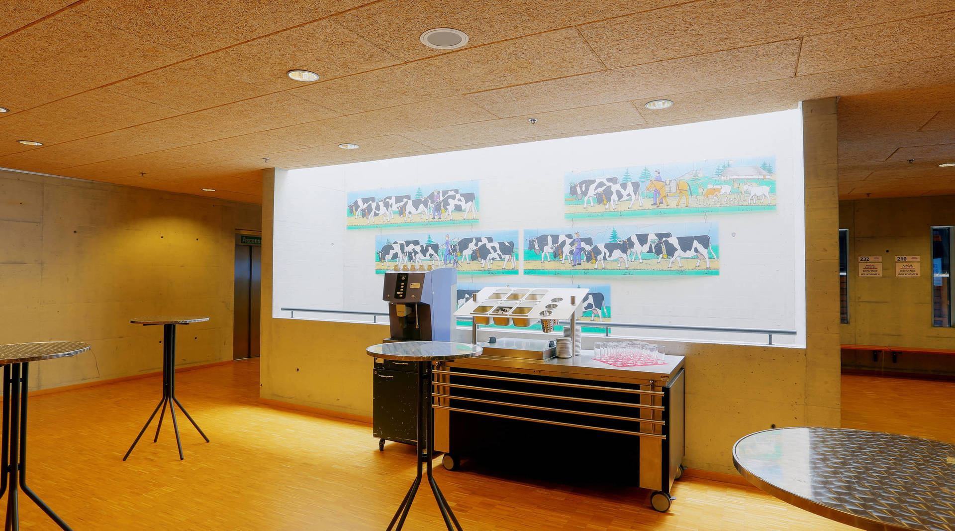 Salle séminaire - apéritif Espace Gruyère Bulle