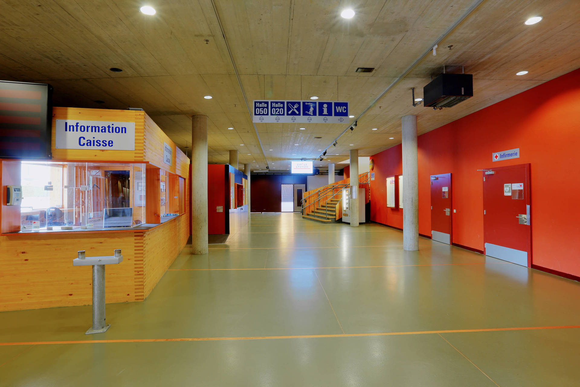 Emplacement vestiaires Espace Gruyère Bulle