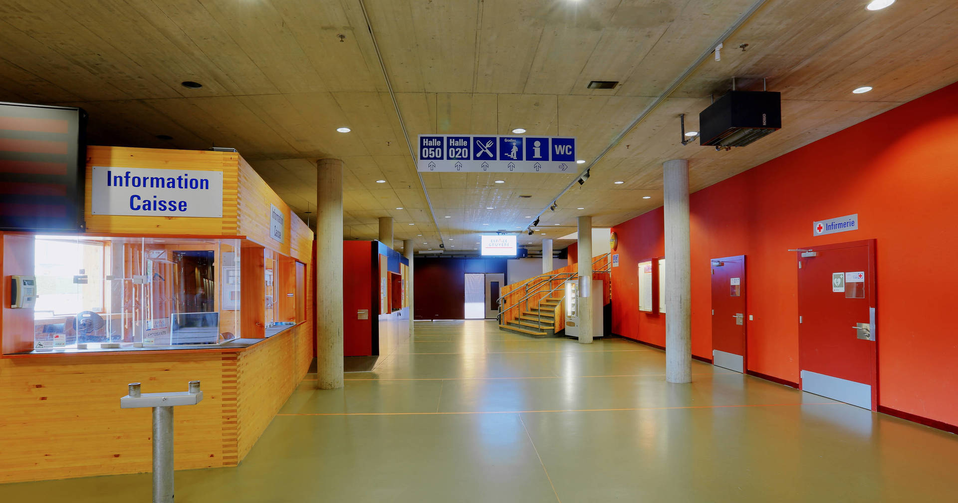 Hall d'entrée - Accueil Espace Gruyère Bulle