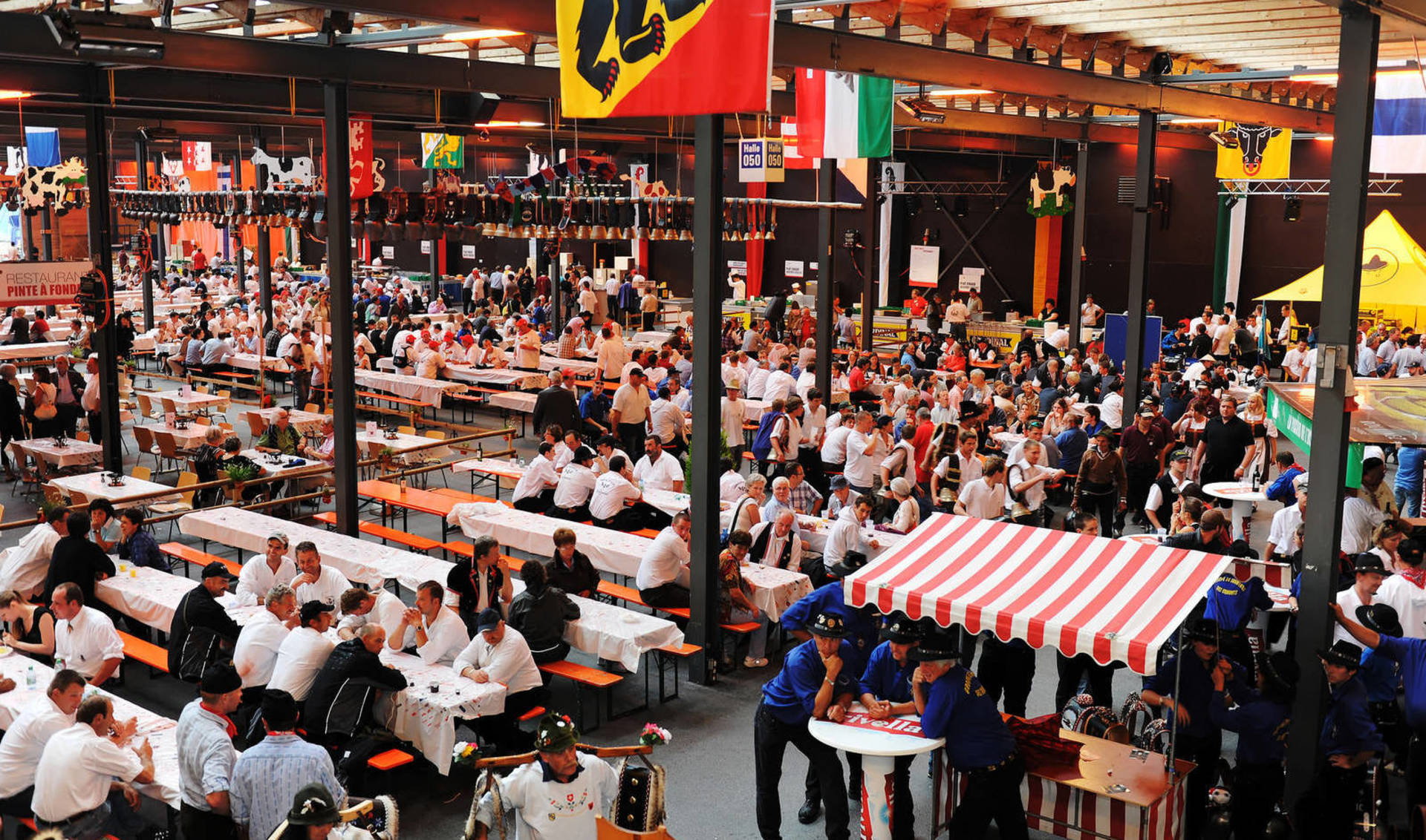 Halle modulable pour Salon / Foire Espace Gruyère Bulle