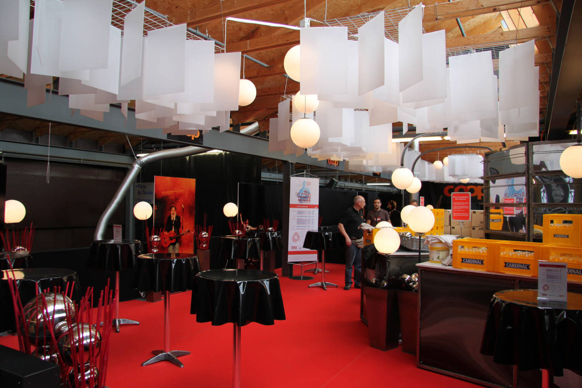Salle restauration - apéritif Espace Gruyère Bulle