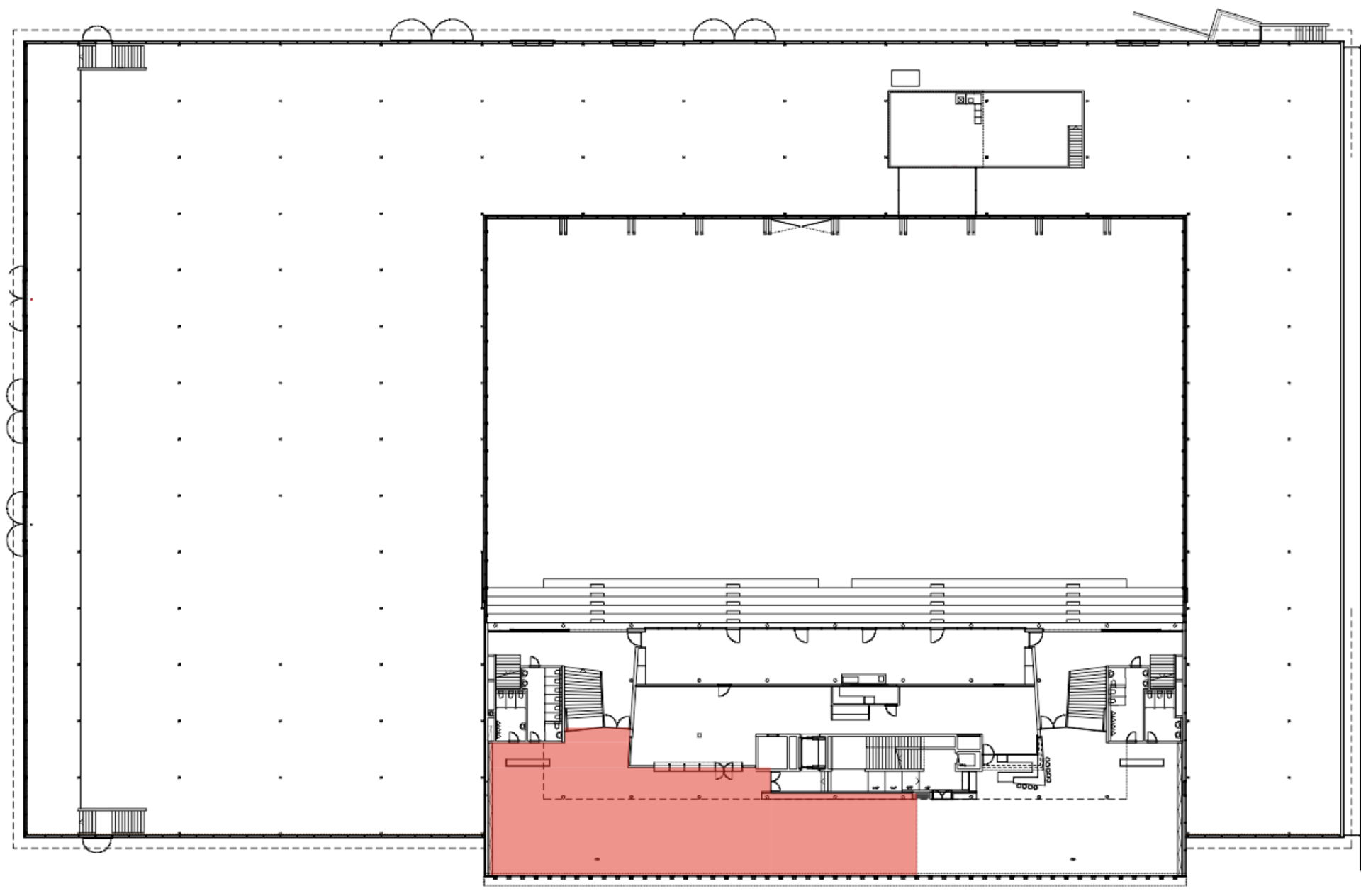 Plan salle de réception Espace Gruyère Bulle